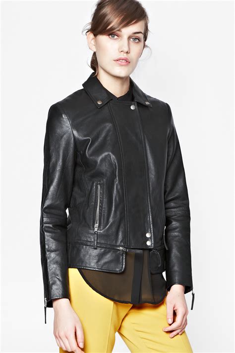 french connection leather jacket